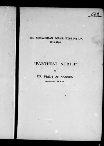 Обложка книги ««Фрам» в Полярном море», Фритьоф Нансен