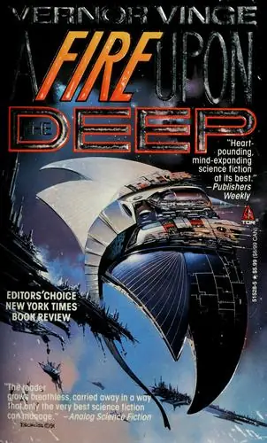 Cover of “A Fire Upon the Deep” by Vernor Vinge