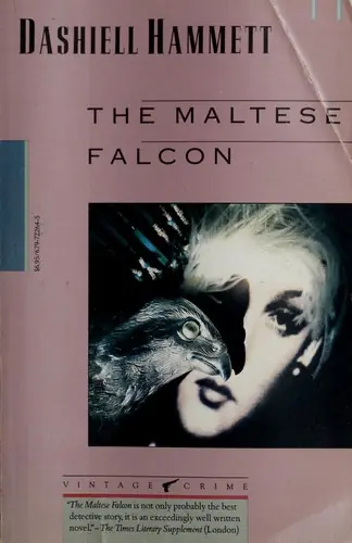 Cover of “The Maltese Falcon” by Dashiell Hammett