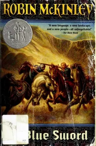 Cover of “The Blue Sword” by Robin McKinley