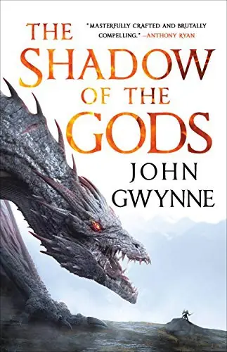 Cover of “The Shadow of the Gods” by John Gwynne