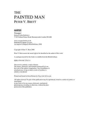 Cover of “The Warded Man” by Peter V. Brett